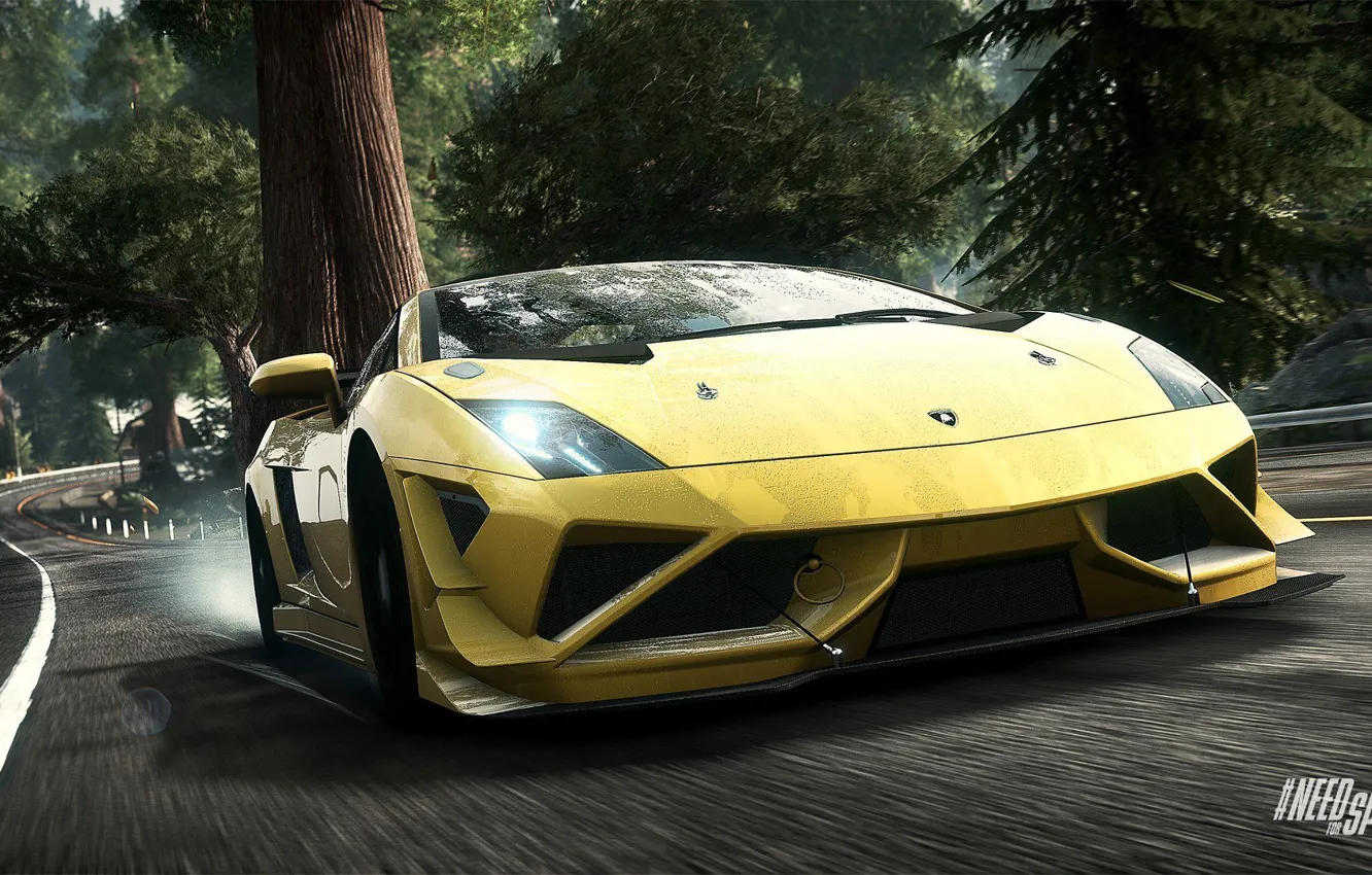 Фото обои Need for Speed, nfs, 2013, Rivals, NFSR, Lamborghini Gallardo LP 570-4 Super Trofeo