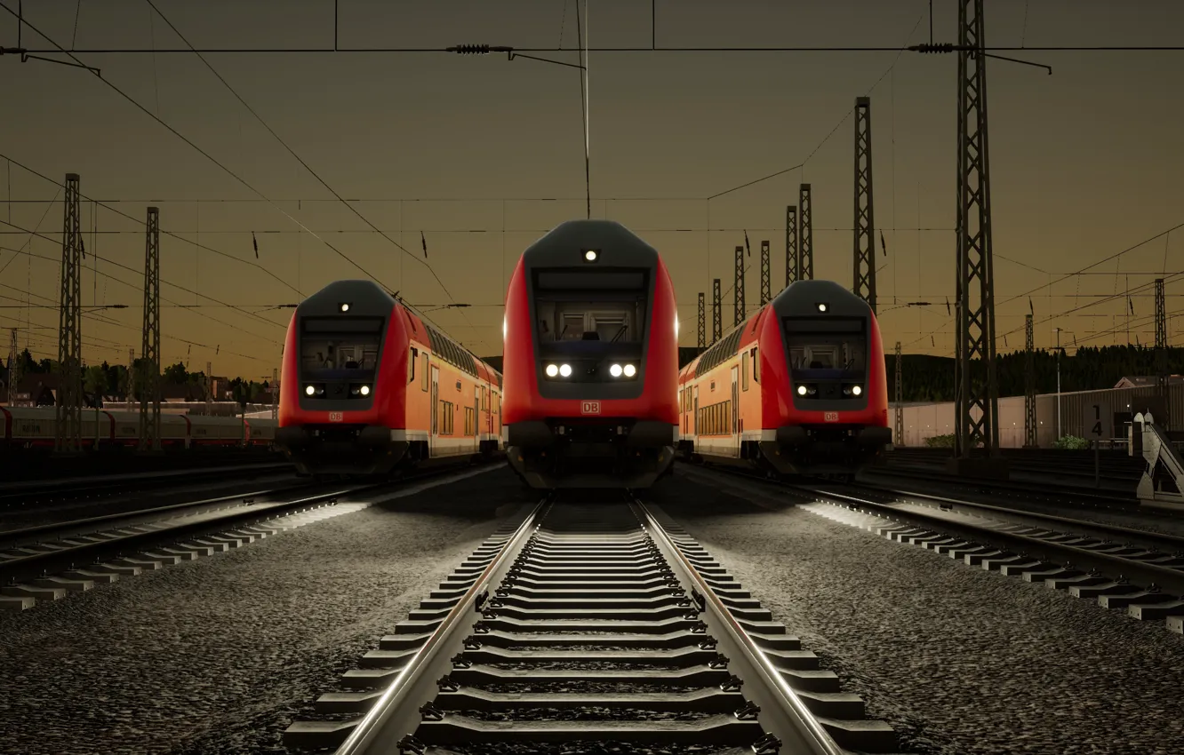 Фото обои Поезда, Germany, Trains, Locomotives, Train Sim World 2020
