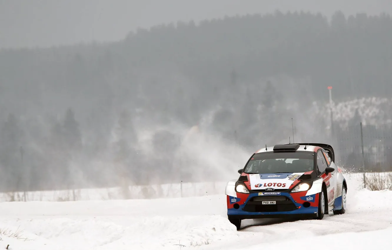 Фото обои Ford, WRC, Rally, Fiesta, Kubica