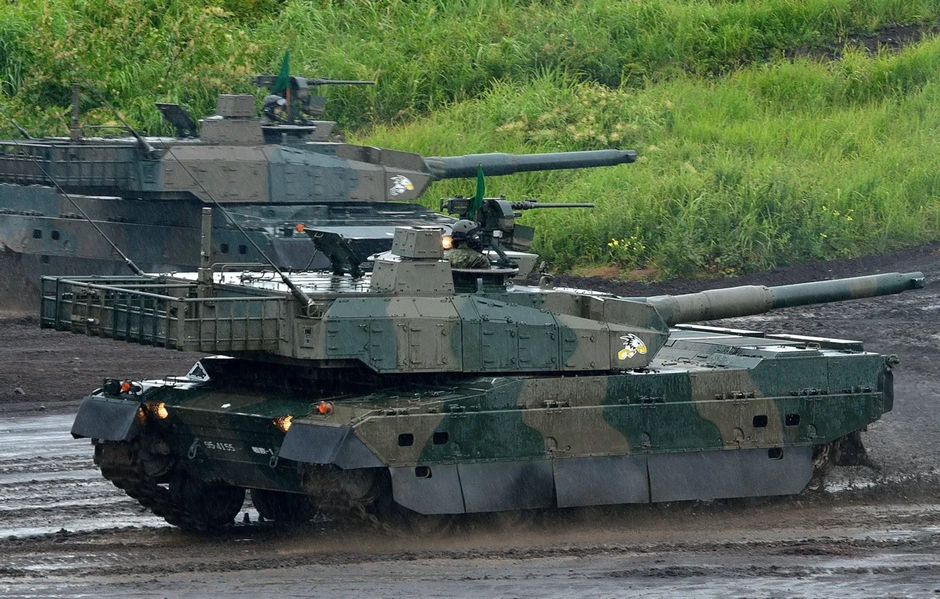 Фото обои Japan, weapon, asian, tank, oriental, asiatic, Japanese, Type 10