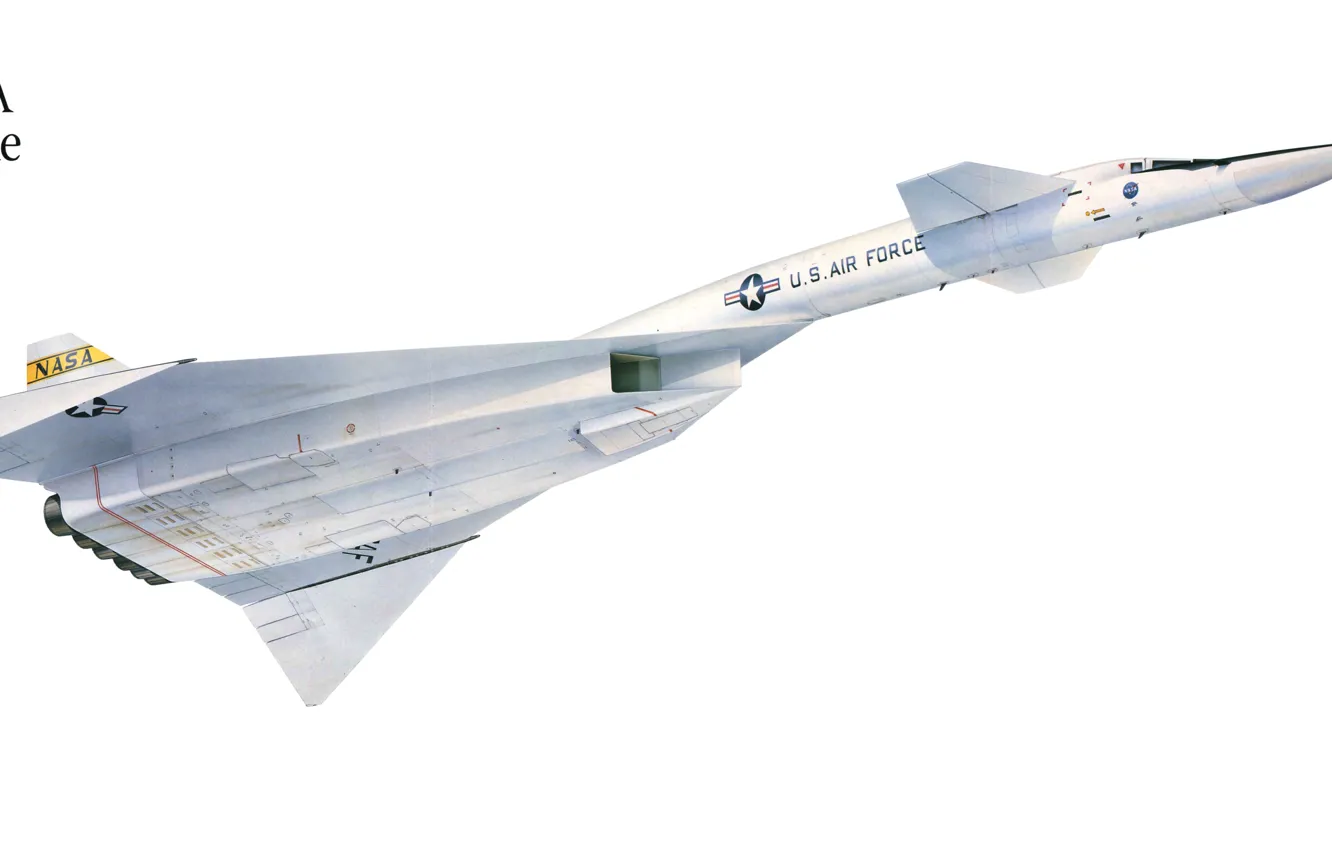 Фото обои полёт, Самолёт, Валькирия, Valkyrie, XB-70