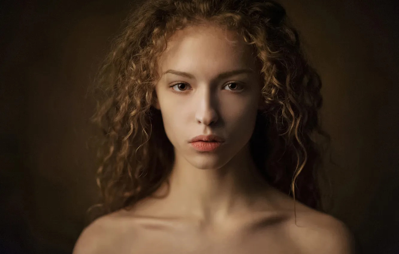Фото обои кудряшки, прелесть, Aleksanina Elizabeth