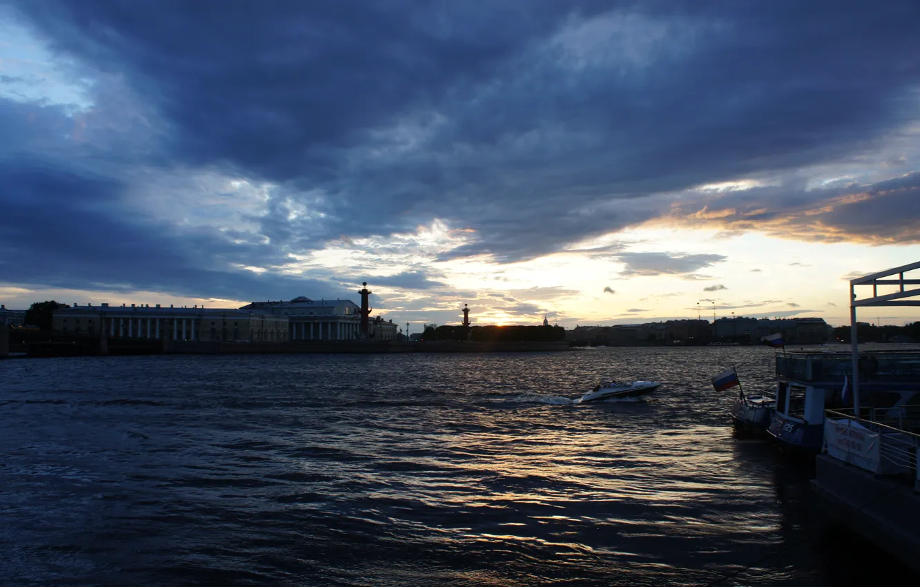 Фото обои city, город, вечер, Санкт-Петербург, night, St.Petersburg