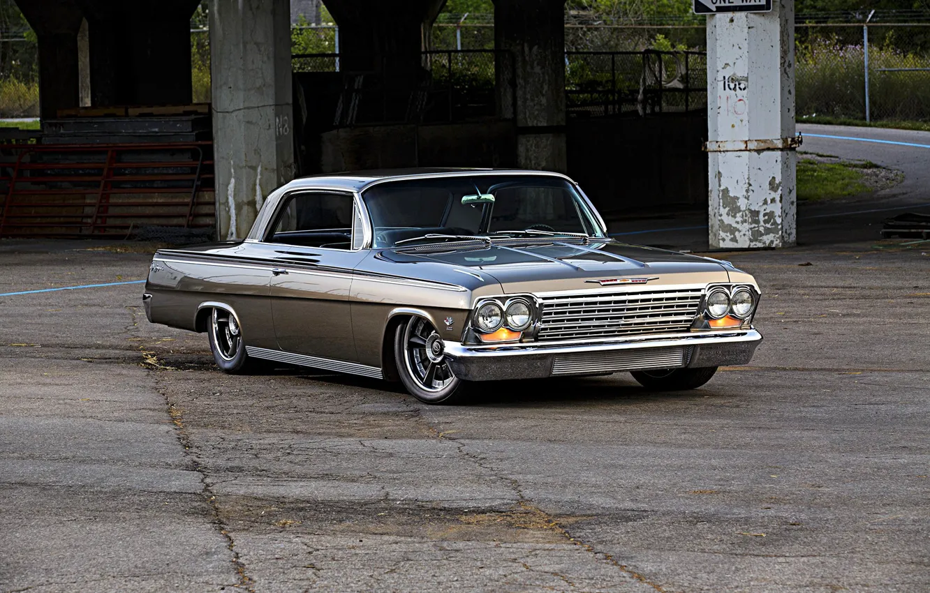 Фото обои Car, Chevy, Impala, 1962 Year