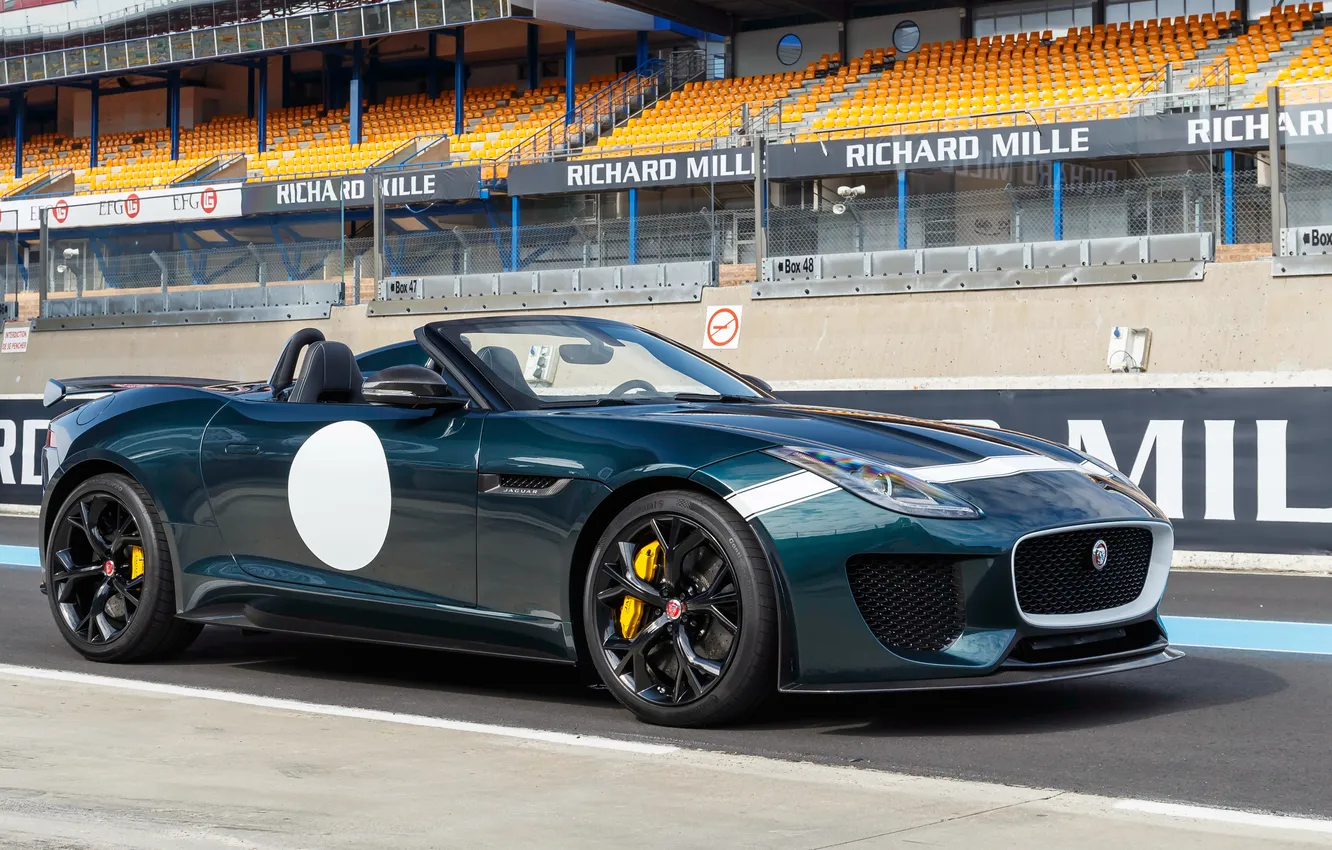 Фото обои Jaguar, ягуар, F-Type, 2014, Project 7