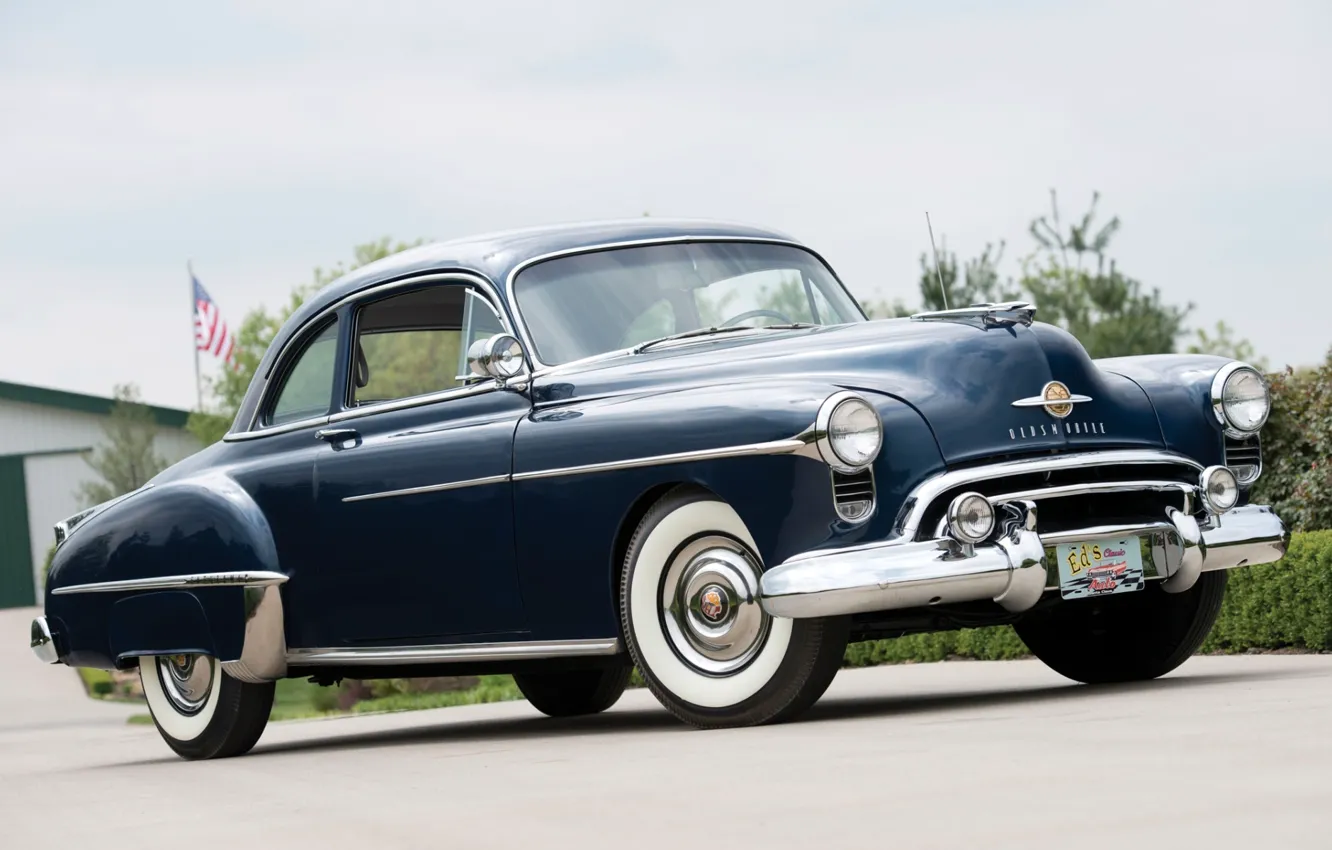 Фото обои Coupe, передок, 1950, Oldsmobile, Олдсмобиль, Futuramic, 88 Club