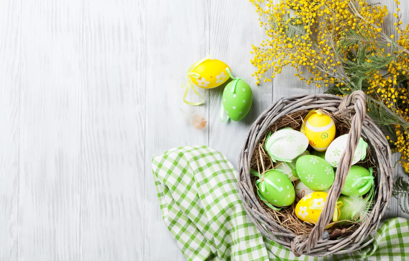 Фото обои цветы, яйца, весна, colorful, Пасха, flowers, spring, Easter
