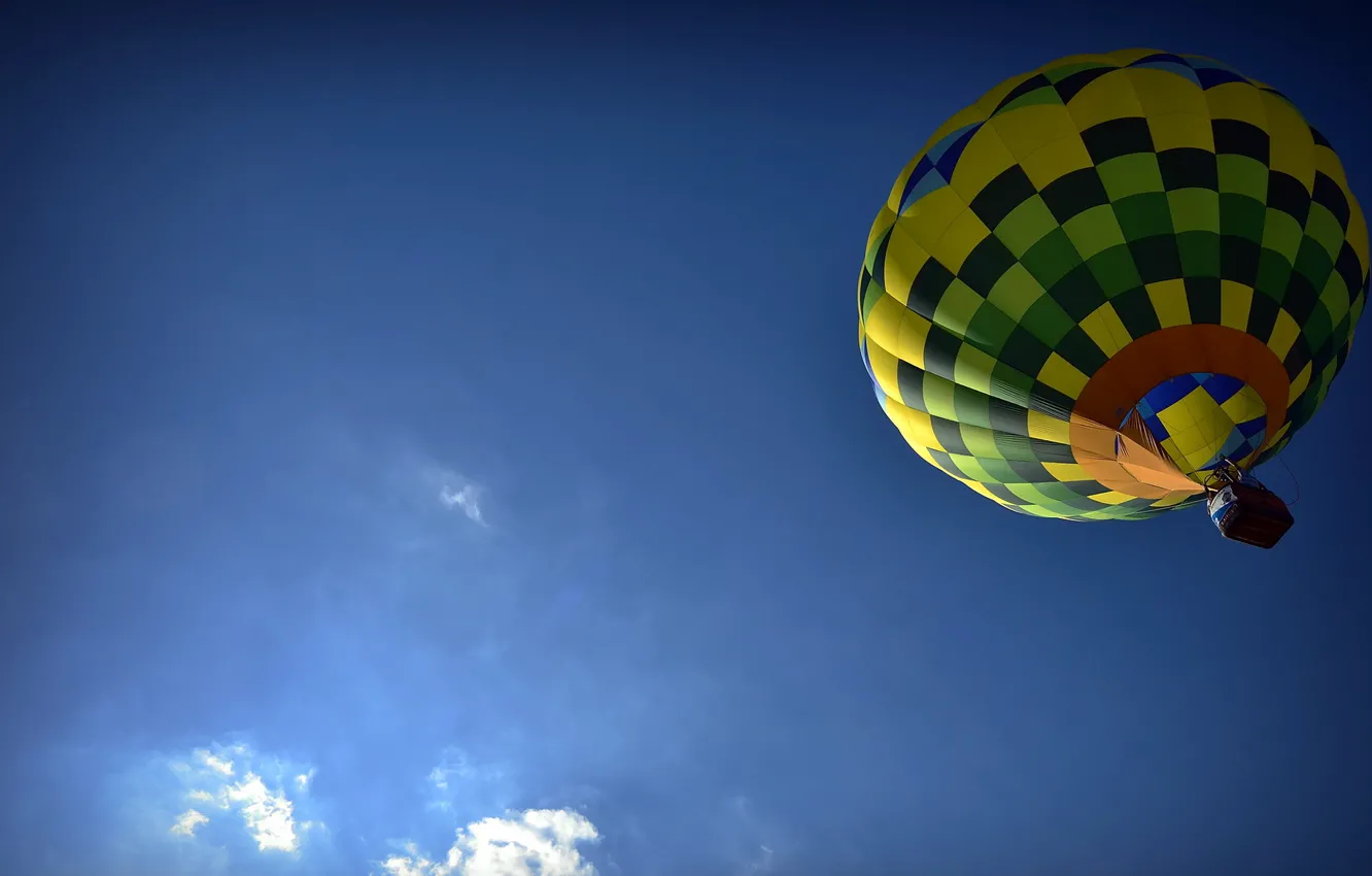Фото обои небо, воздушный шар, спорт
