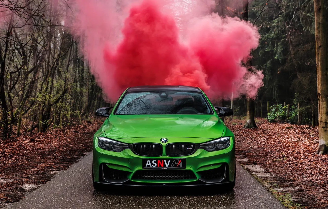 Фото обои BMW, Green, M-Performance