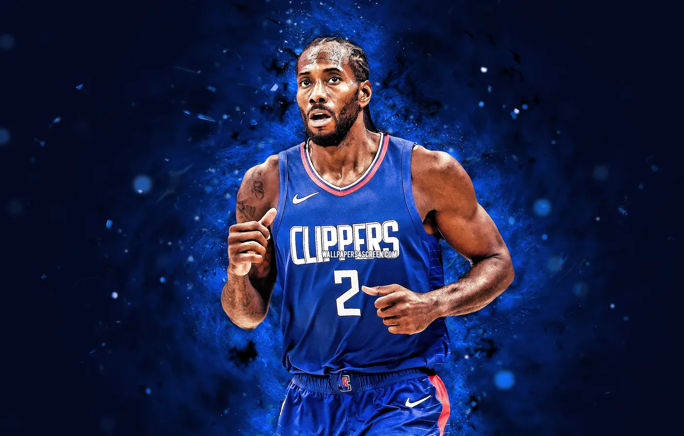 Фото обои NBA, Basketball, Los Angeles Clippers, Clippers, Kawhi Leonard, LA Clippers, Kawhi