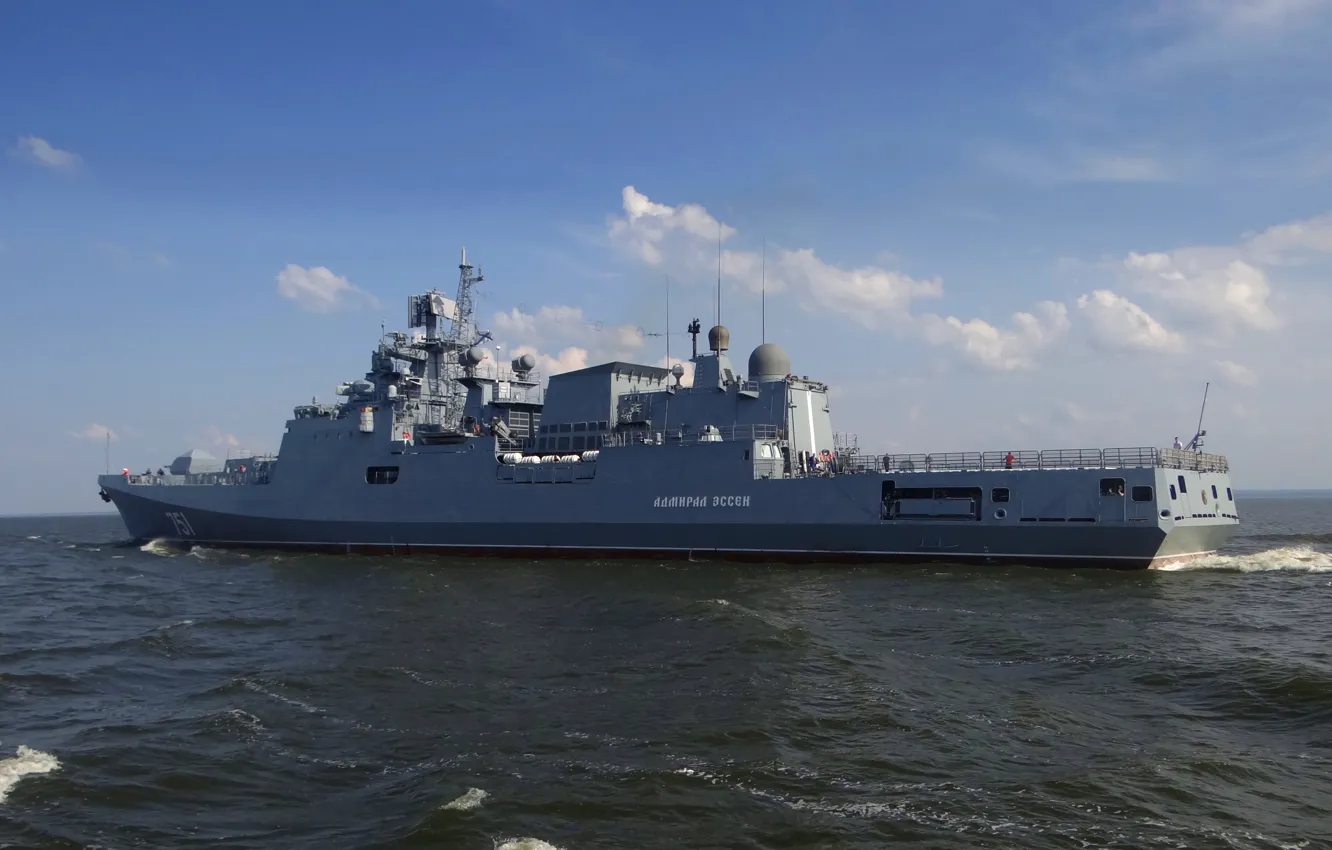 Фото обои ВМФ, фрегат, Балтийское море, сторожевой корабль, &ampquot;Адмирал Эссен&ampquot;