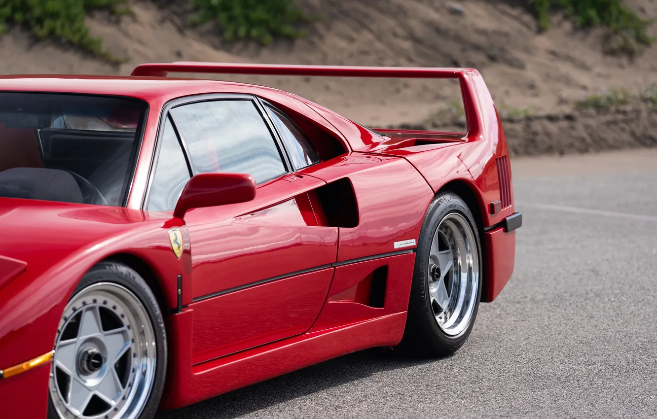 Фото обои Ferrari, F40, 1990, Ferrari F40