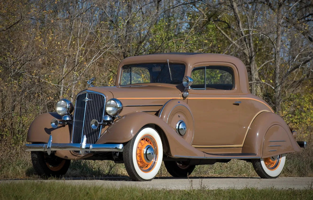Фото обои vintage, retro, brown, old, nice, old car, veteran, heritage