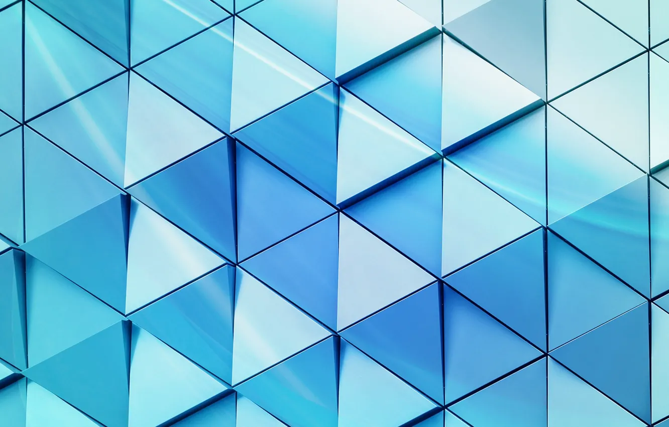 Фото обои abstract, wall, design, texture, треугольник, background, steel, triangle