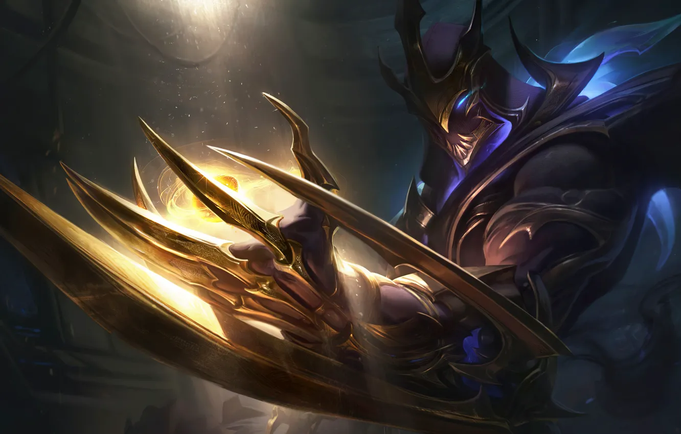 Фото обои Тени, Убийца, Assassin, League of Legends, Ninja, Shadows, LOL, Лига Легенд