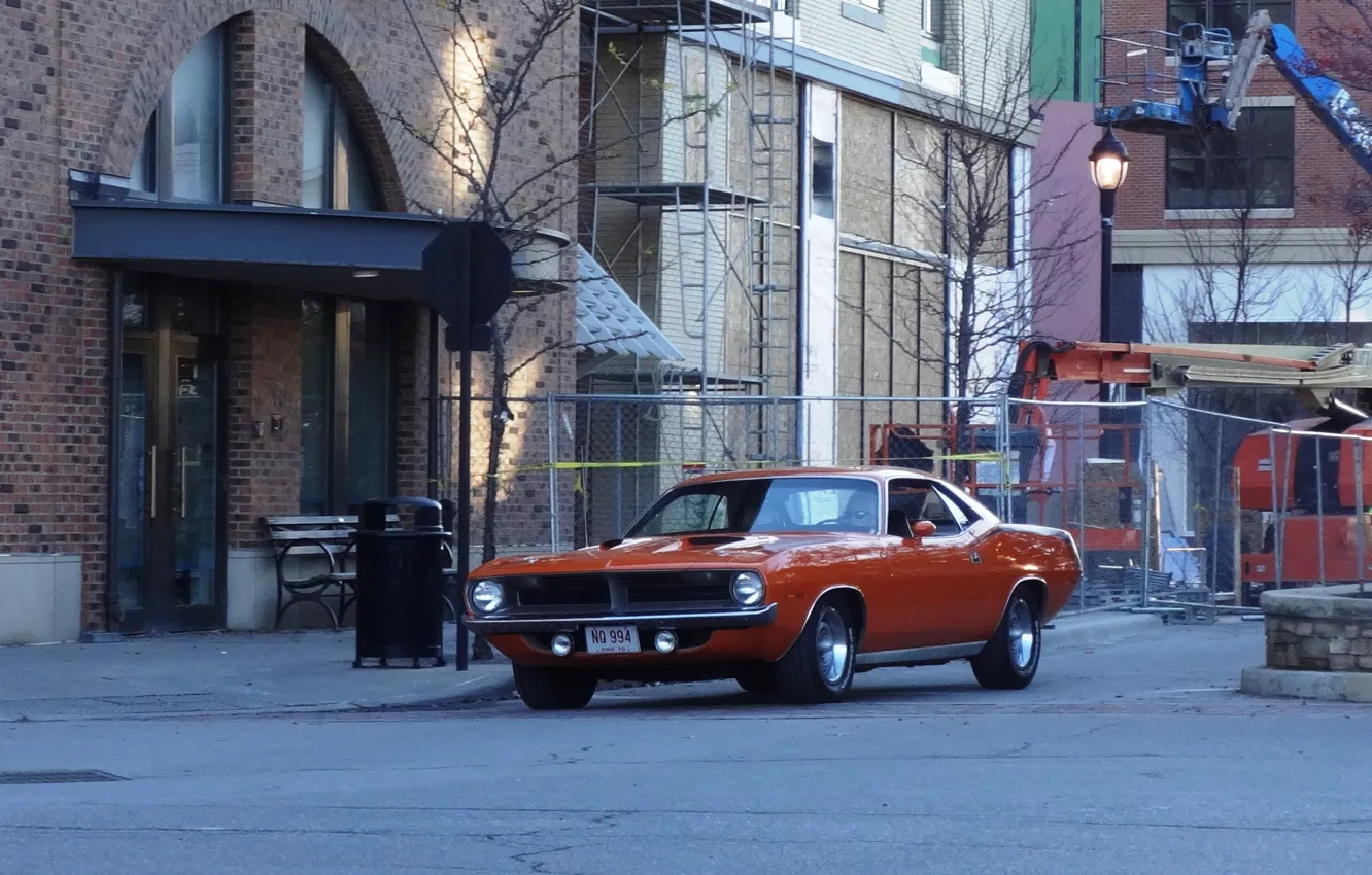 Фото обои 1970, Barracuda, Plymouth