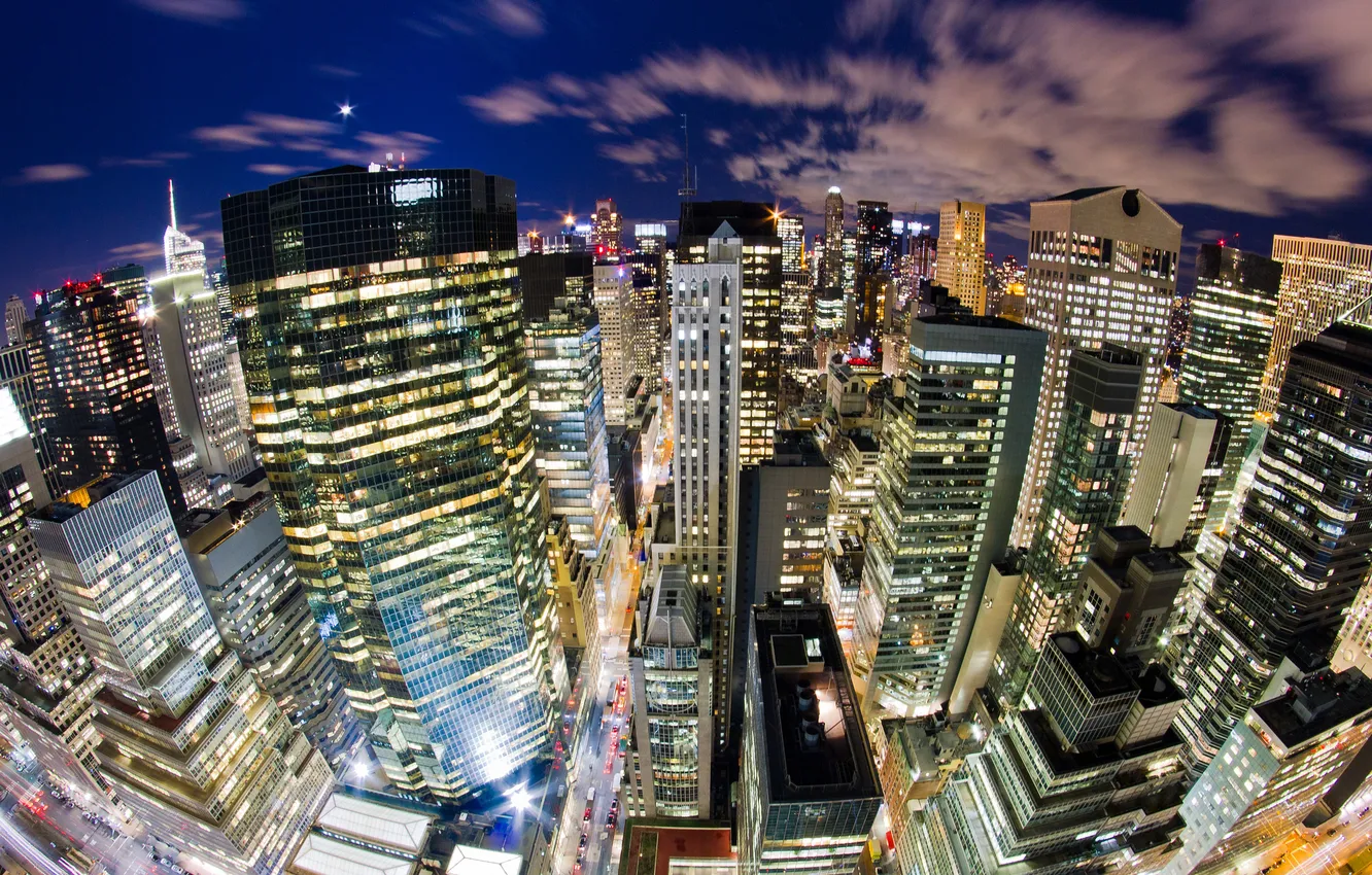 Фото обои город, Нью-Йорк, сша, new york, Midtown Manhattan