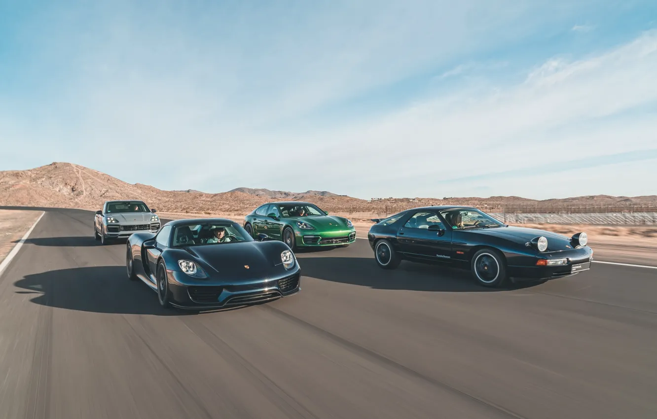 Фото обои Porsche, Panamera, 918, Cayenne, 928