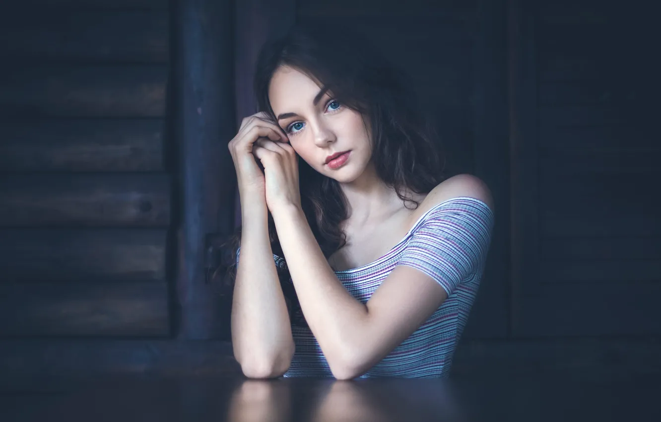 Фото обои губки, прелесть, локоны, Lilly, Michael Bardt