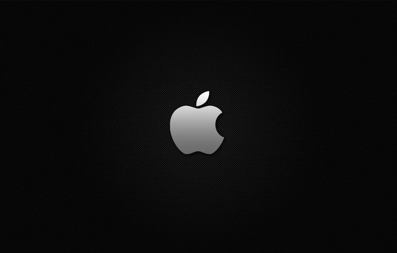 Фото обои apple, black, ребристый