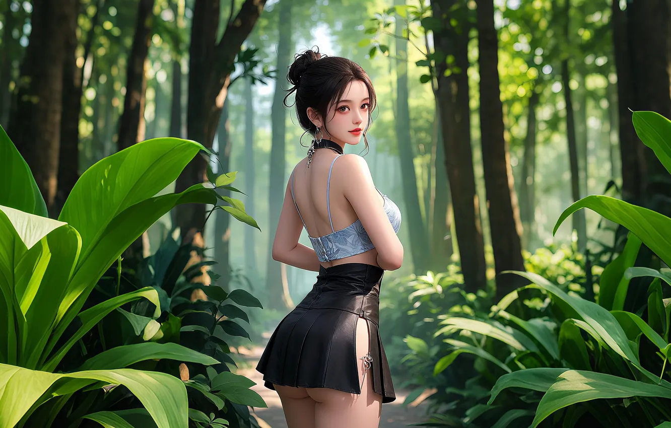 Фото обои girl, sexy, woman