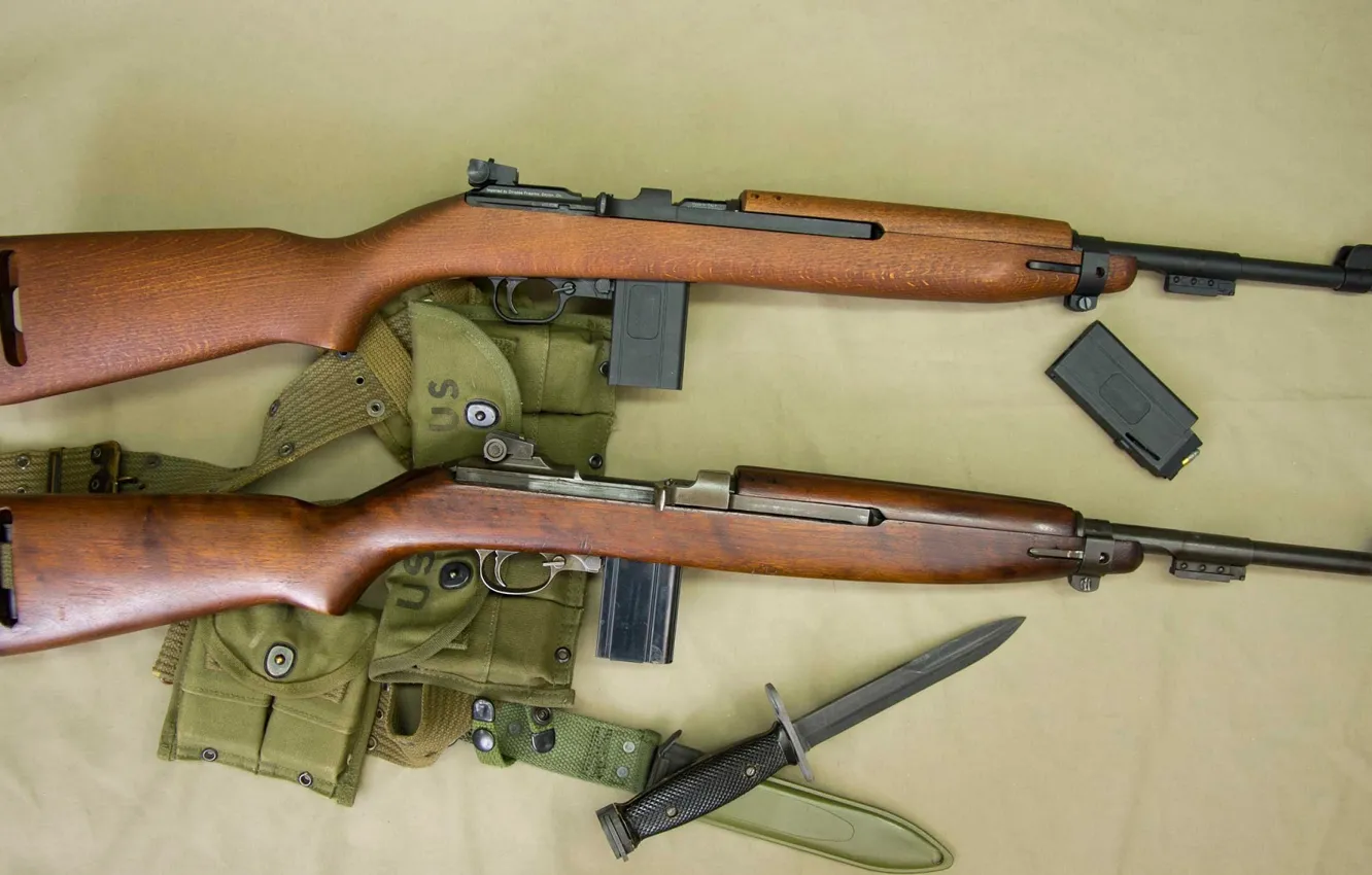 Фото обои магазин, карабин, ножны, штык, самозарядный, M1 Carbine, Подсумок