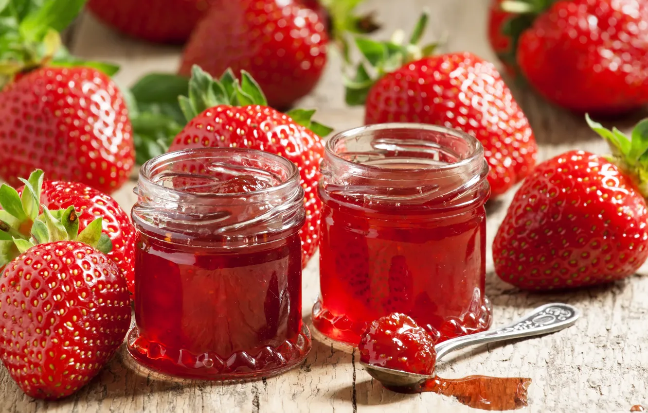 Фото обои ягоды, клубника, red, красная, fresh, спелая, sweet, strawberry
