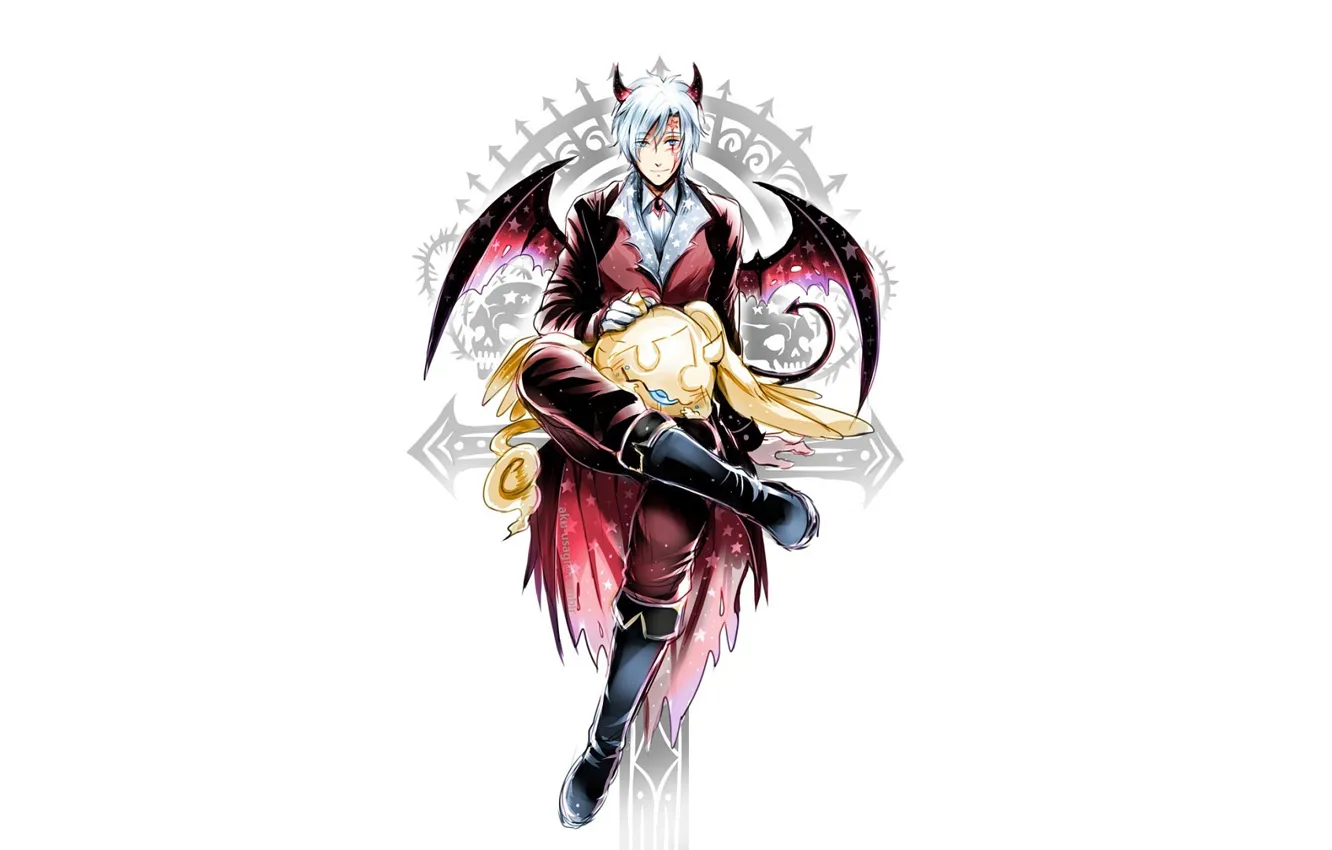 Фото обои взгляд, тату, парень, D. Gray-man