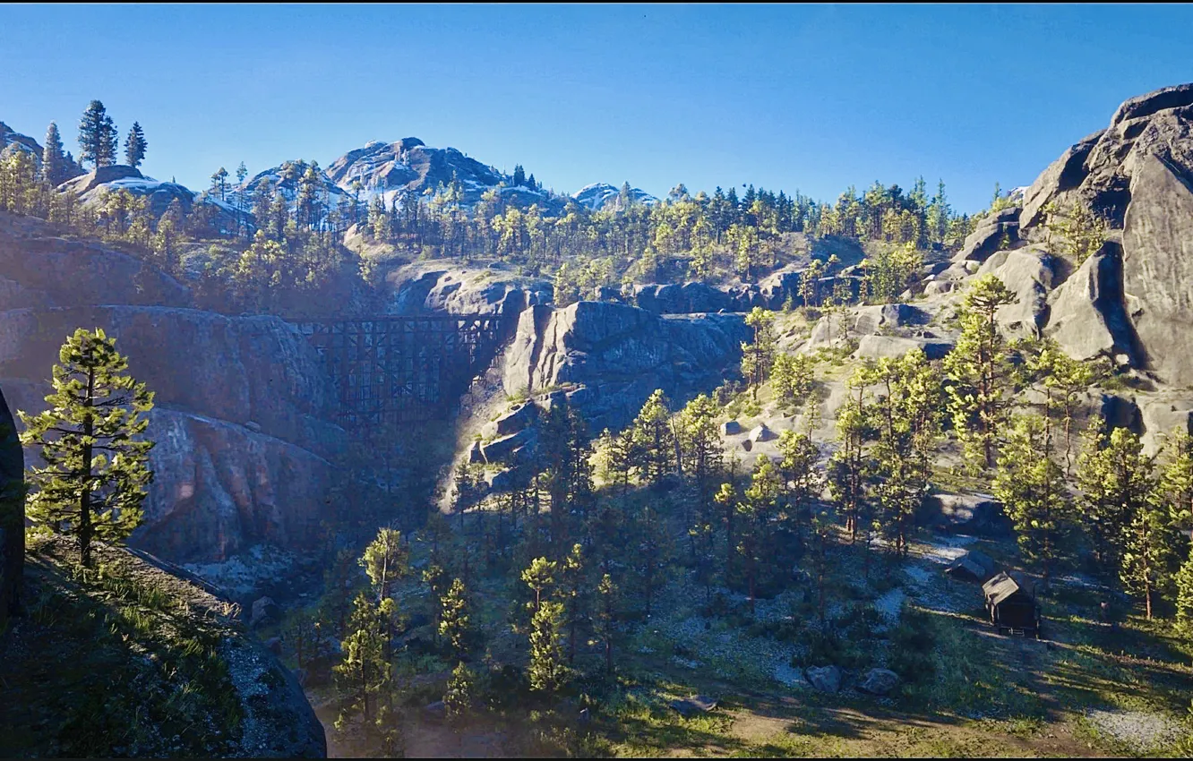 Фото обои HDR, Game, UHD, Red Dead Redemption 2, Xbox One X, RDR2, Photography by Tom