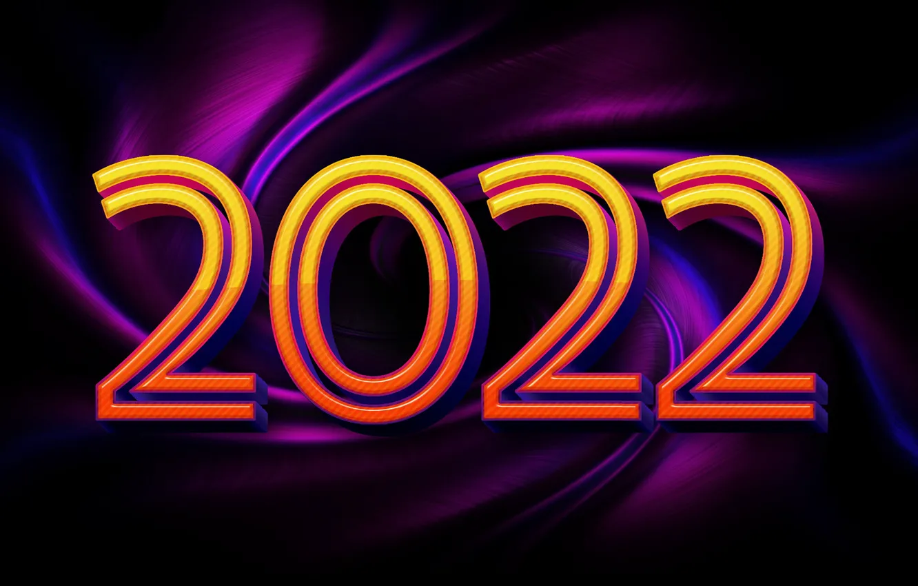 Фото обои цифры, праздник, фон, зима, 2022, New Year, новый год