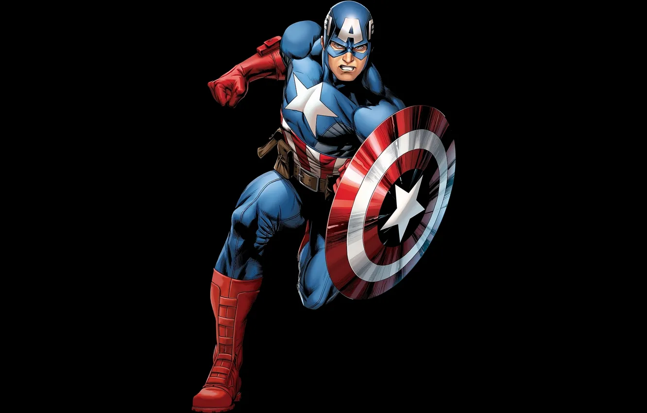 Фото обои костюм, щит, Капитан Америка, Captain America, Стивен Роджерс