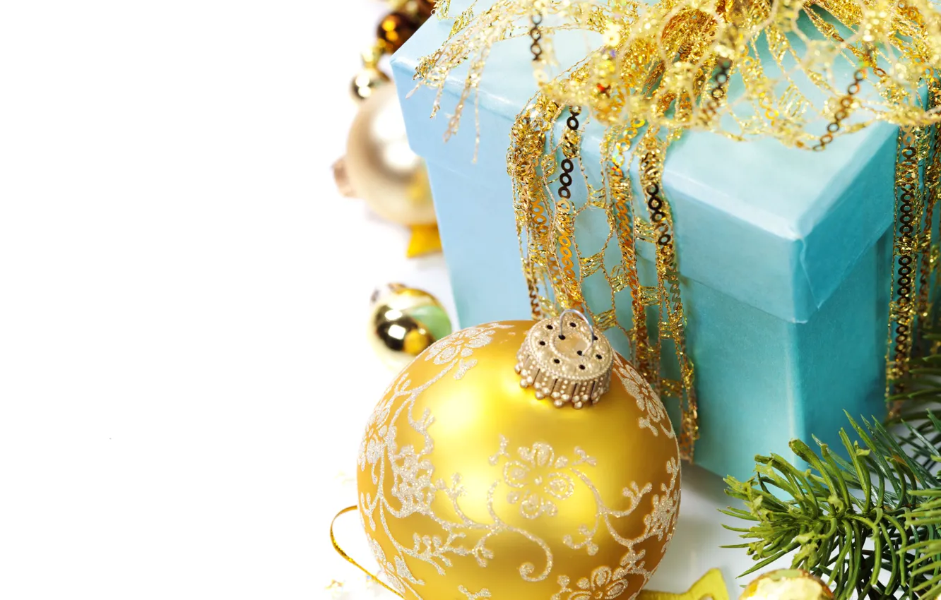 Фото обои шарики, украшения, праздник, Новый Год, Рождество, Christmas, New Year