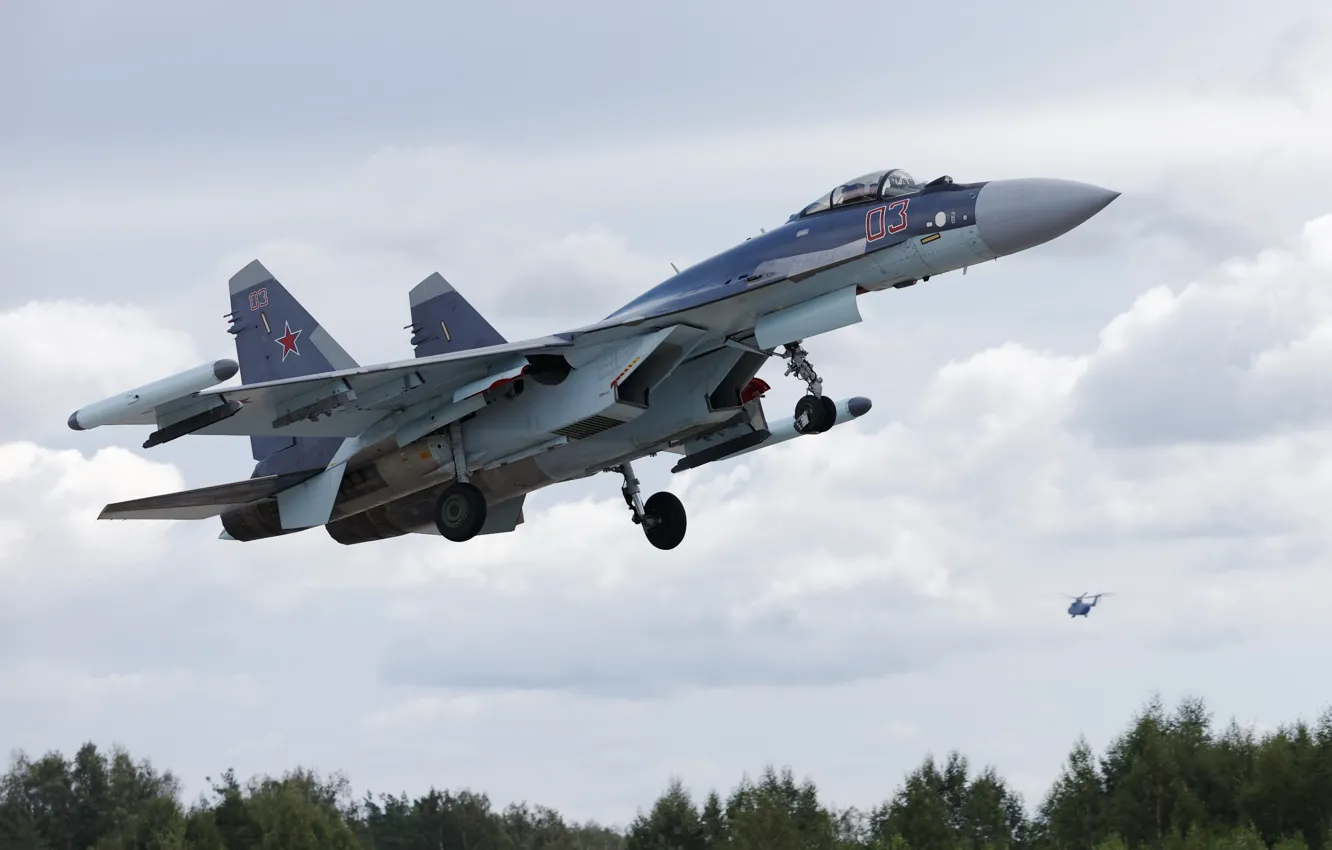 Фото обои оружие, самолёт, Su-35S