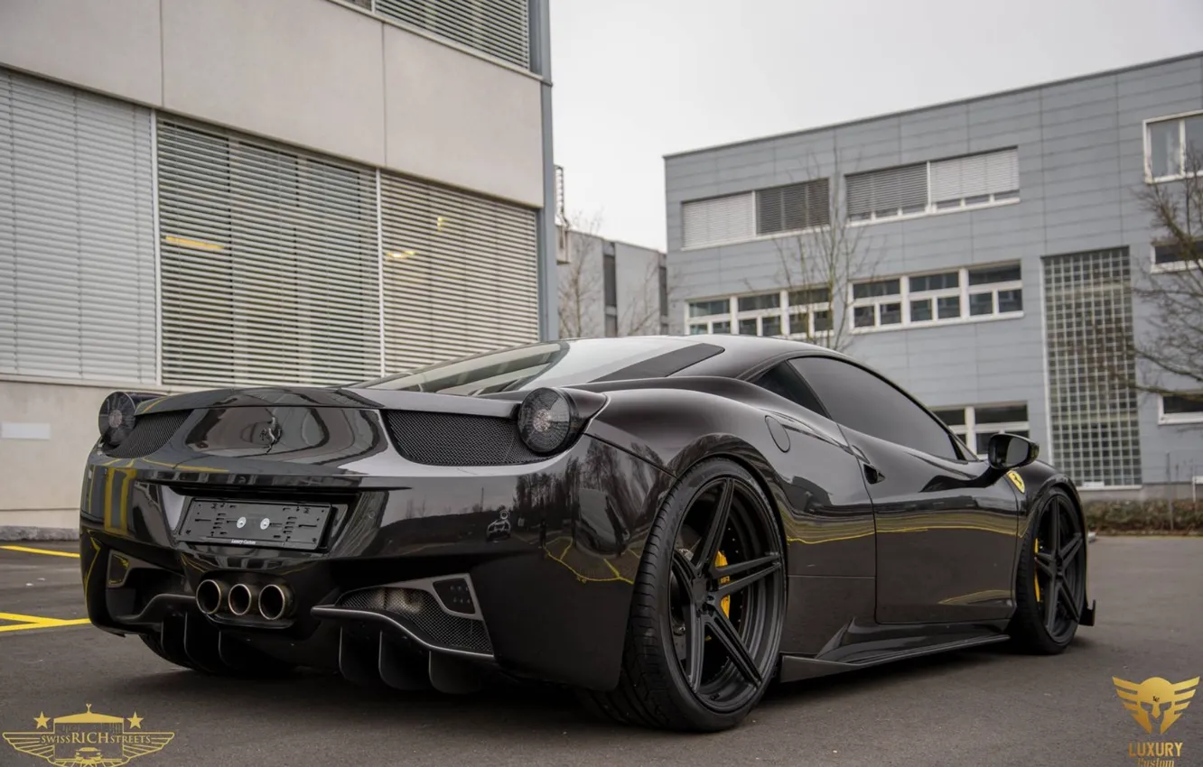 Фото обои Ferrari, 2014, 458 Italia, Tuned by Luxury Custom