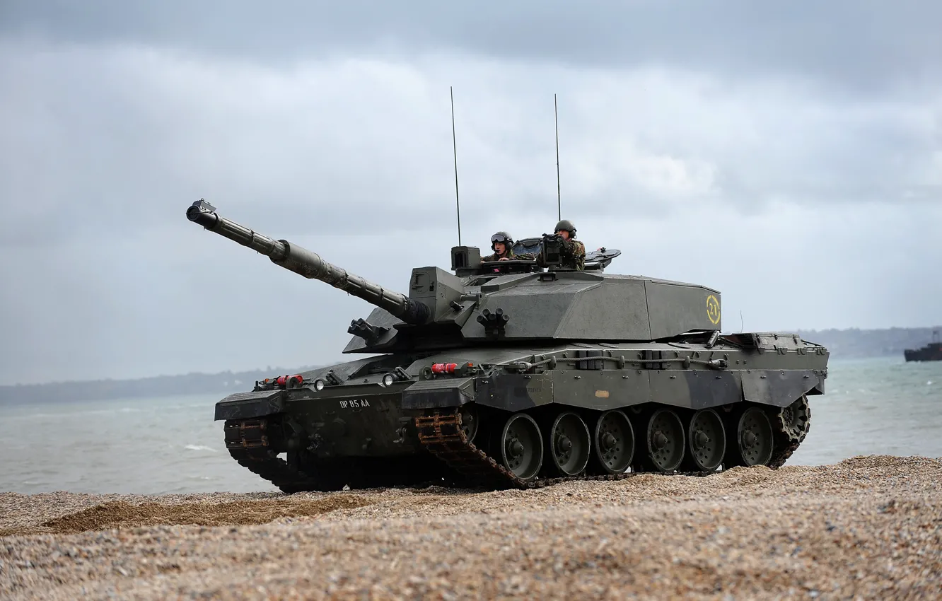 Фото обои танк, Великобритания, Challenger 2, военная техника, НАТО