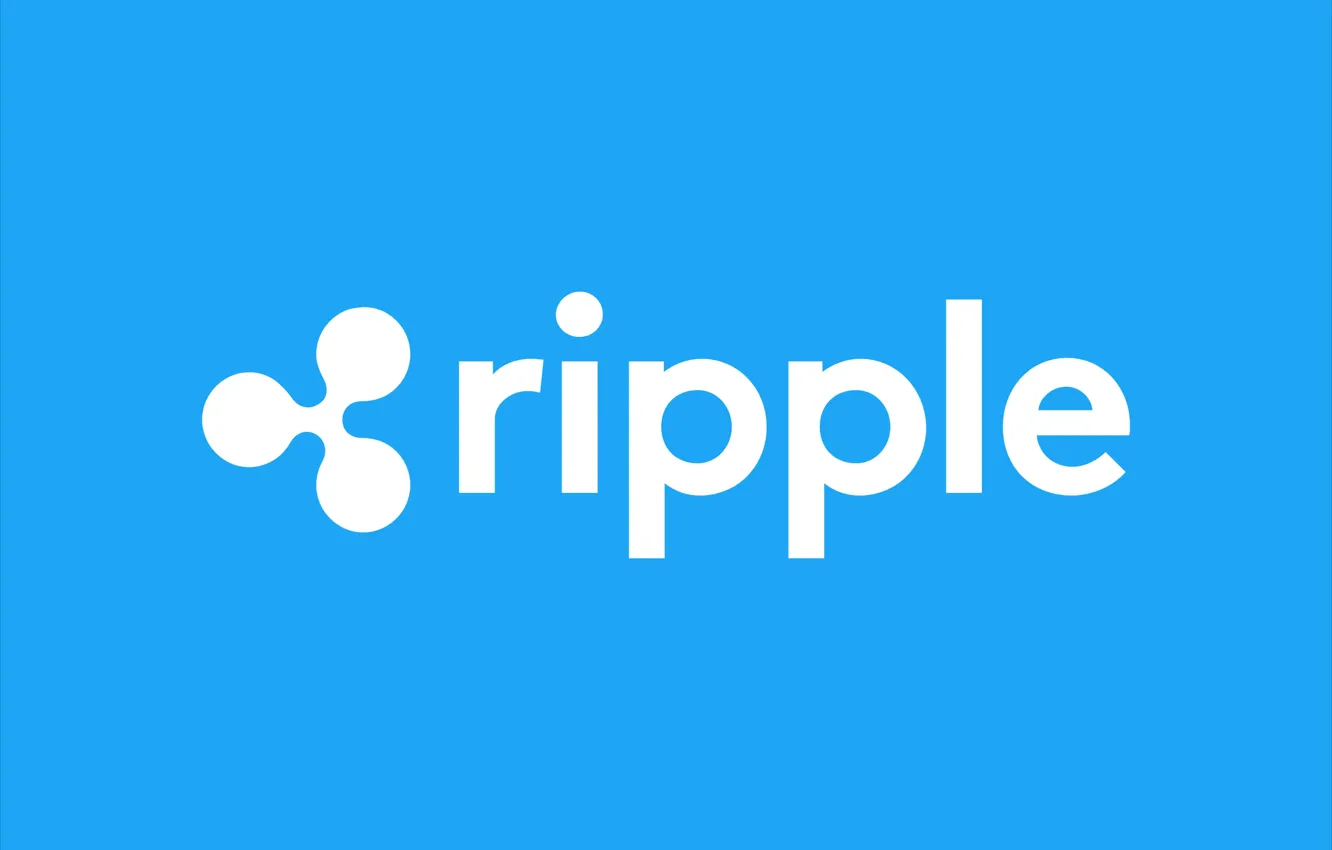 Фото обои фон, голубой, logo, blue, fon, ripple, xrp, рипл