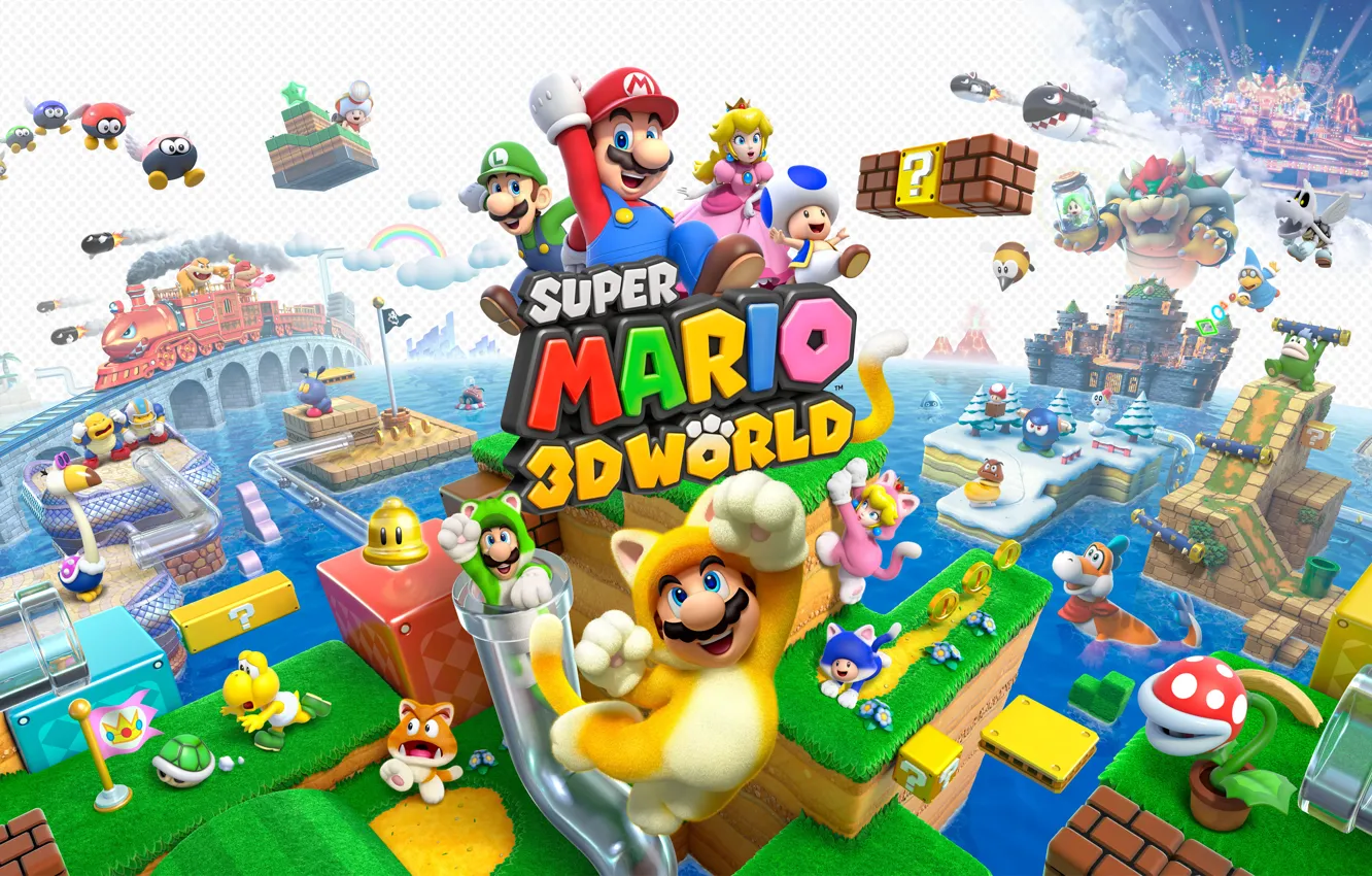 Фото обои Супер Марио, World, Super Mario