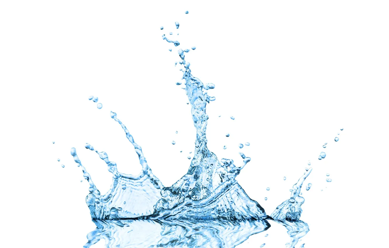 Фото обои вода, брызги, фон