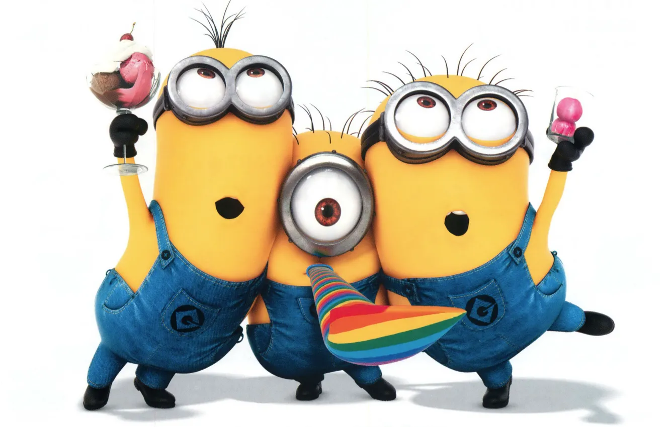 Фото обои ice cream, Minions, Despicable Me 2, Despicable Me, Movie