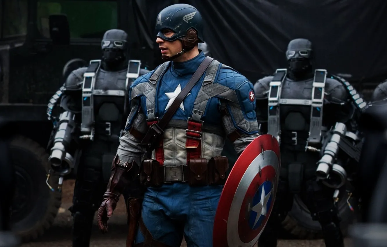 Фото обои Marvel, Captain America, Comics, Cap