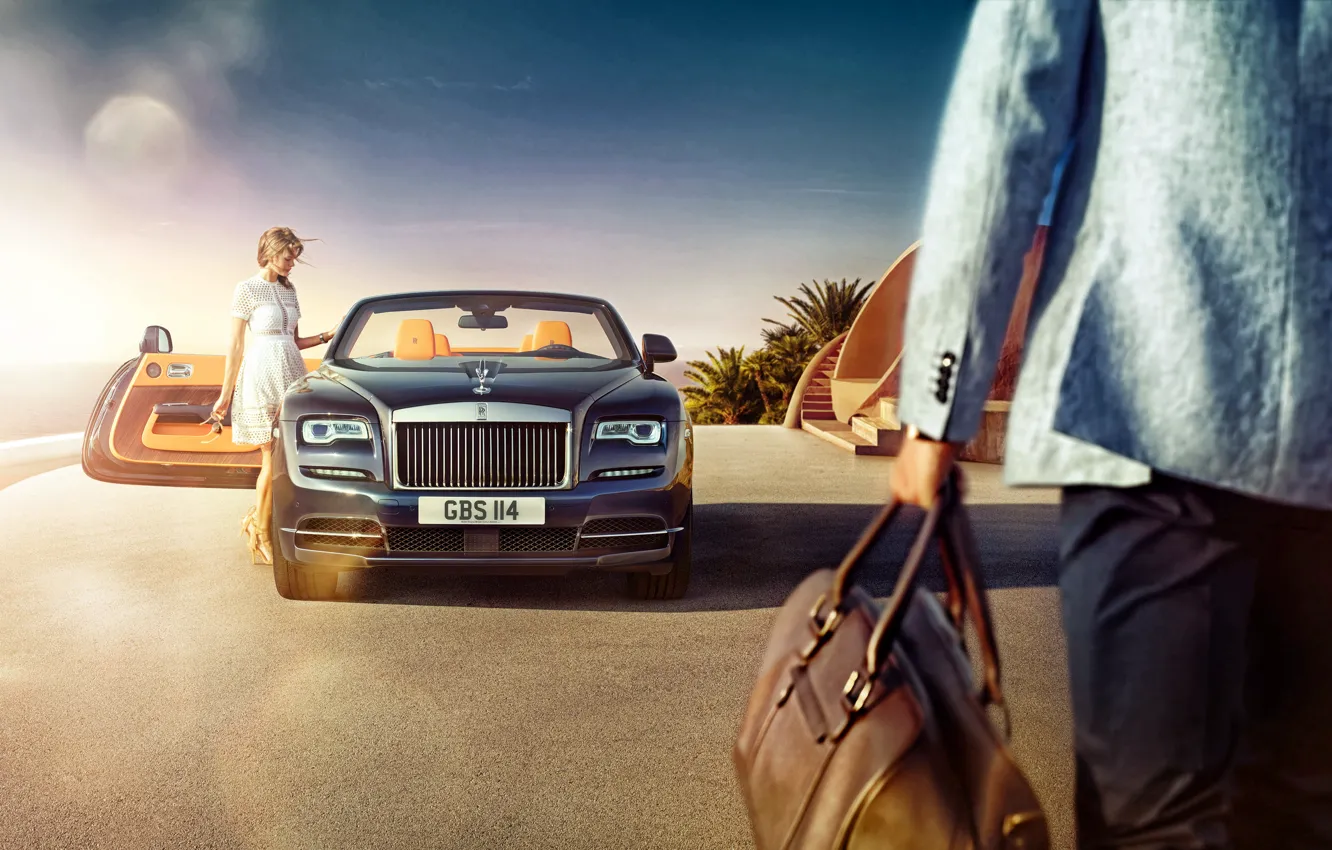Фото обои Rolls-Royce, Dawn, роллс-ройс, 2015