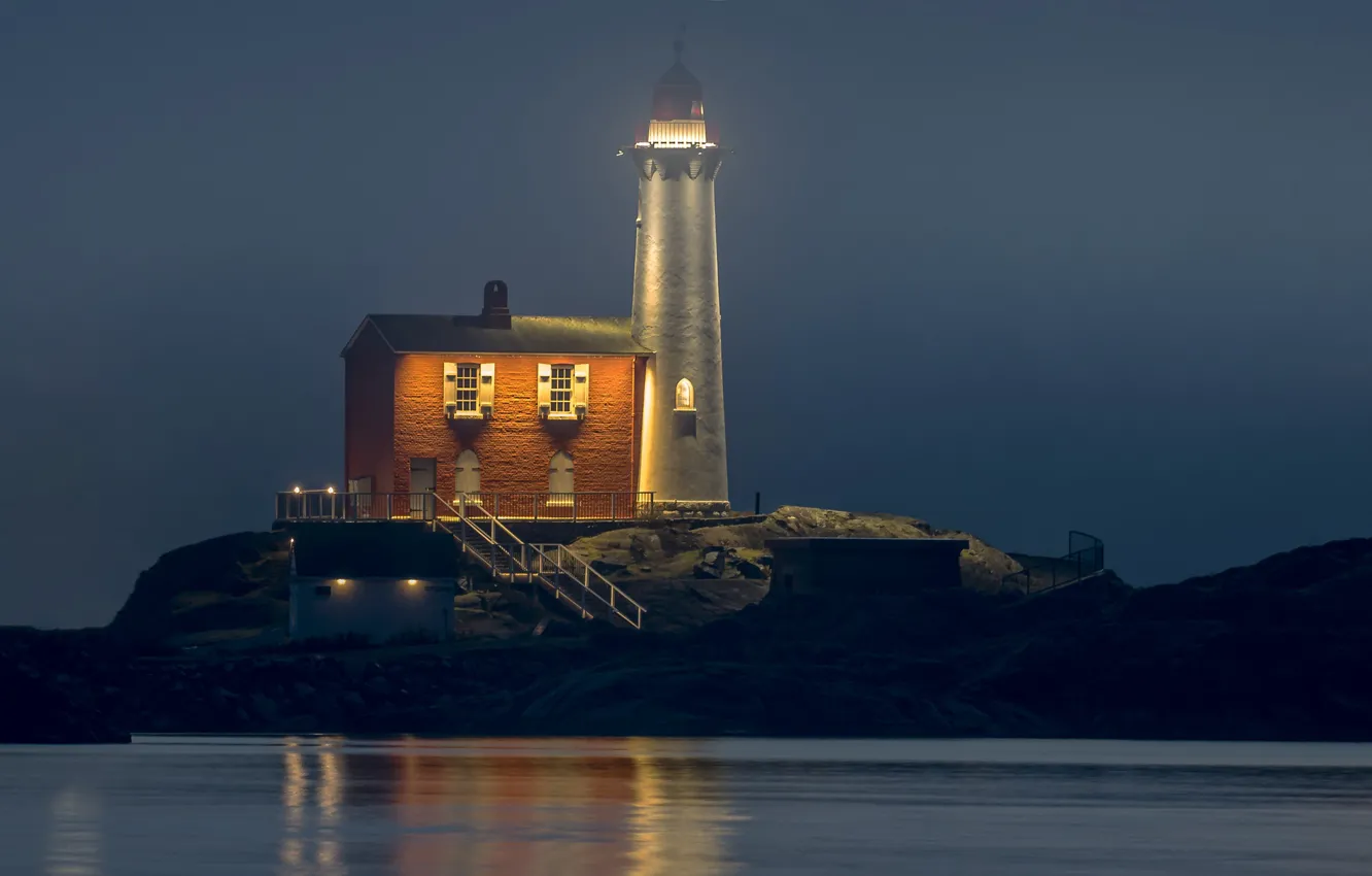 Фото обои Canada, British Columbia, Colwood, Fisgard Lighthouse