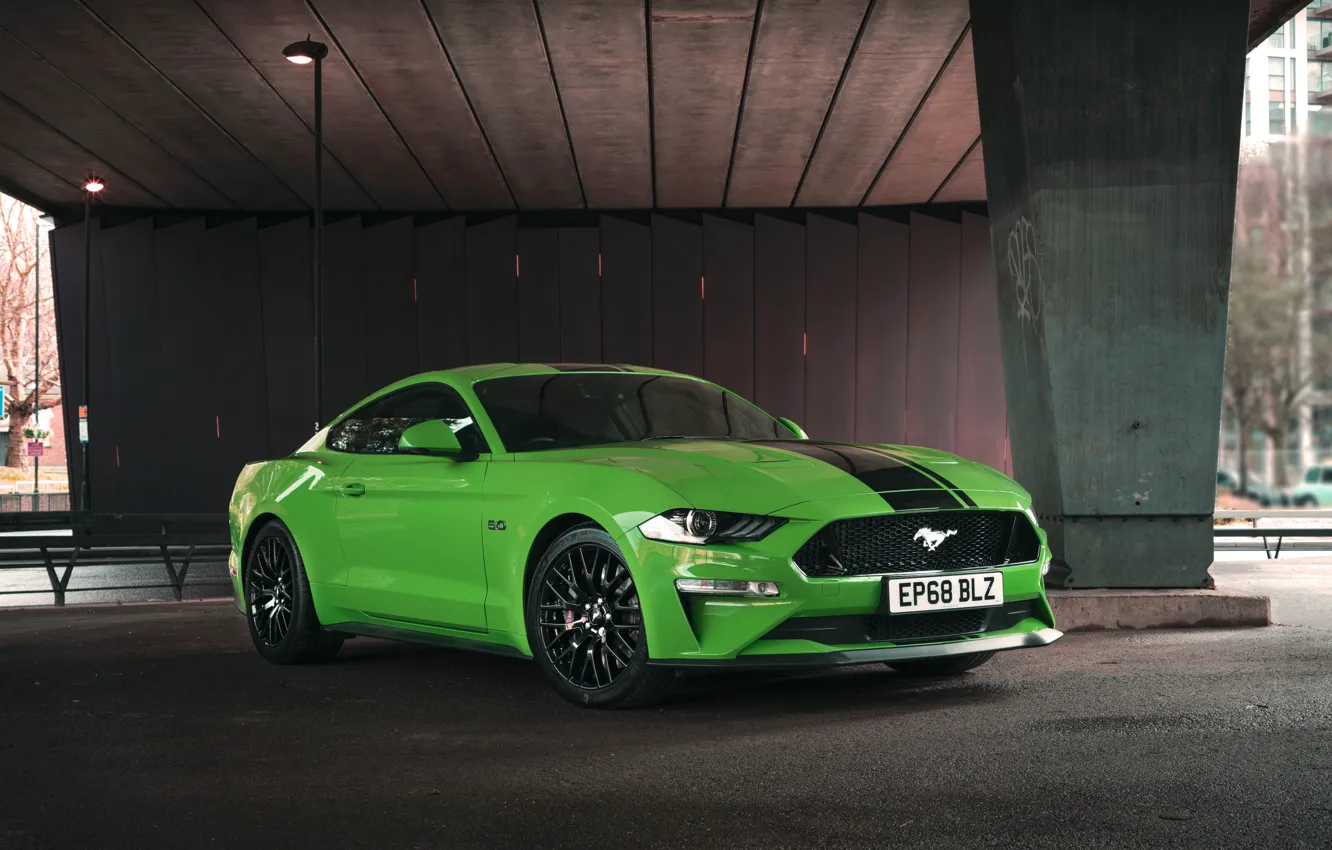 Фото обои Mustang, Ford, Fastback, Mustang GT, 2019