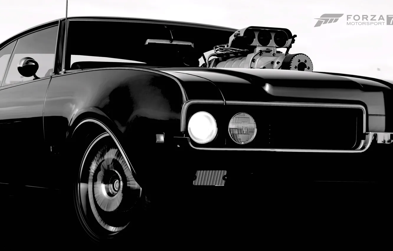 Фото обои HDR, Muscle, Car, Game, 442, Oldsmobile, Muscle Car, Hurst