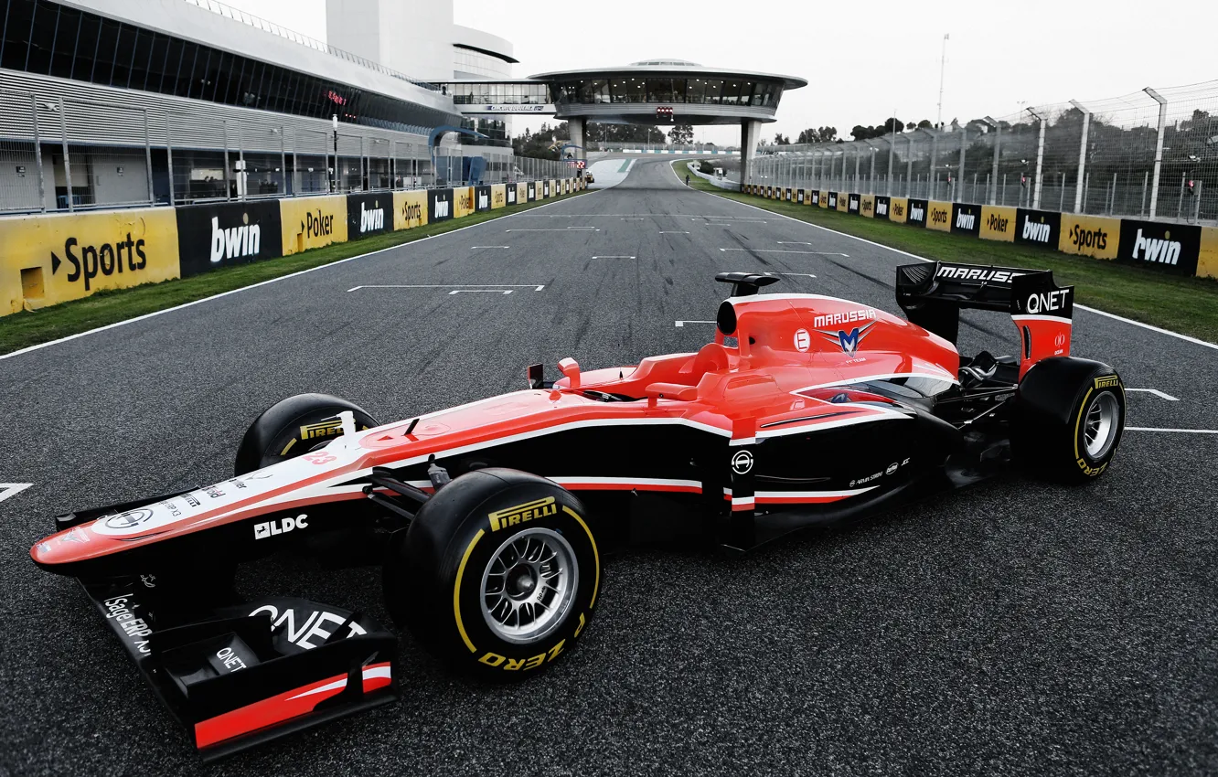 Фото обои болид, формула, Formula 1, маруся, MR02, Marussia Motors