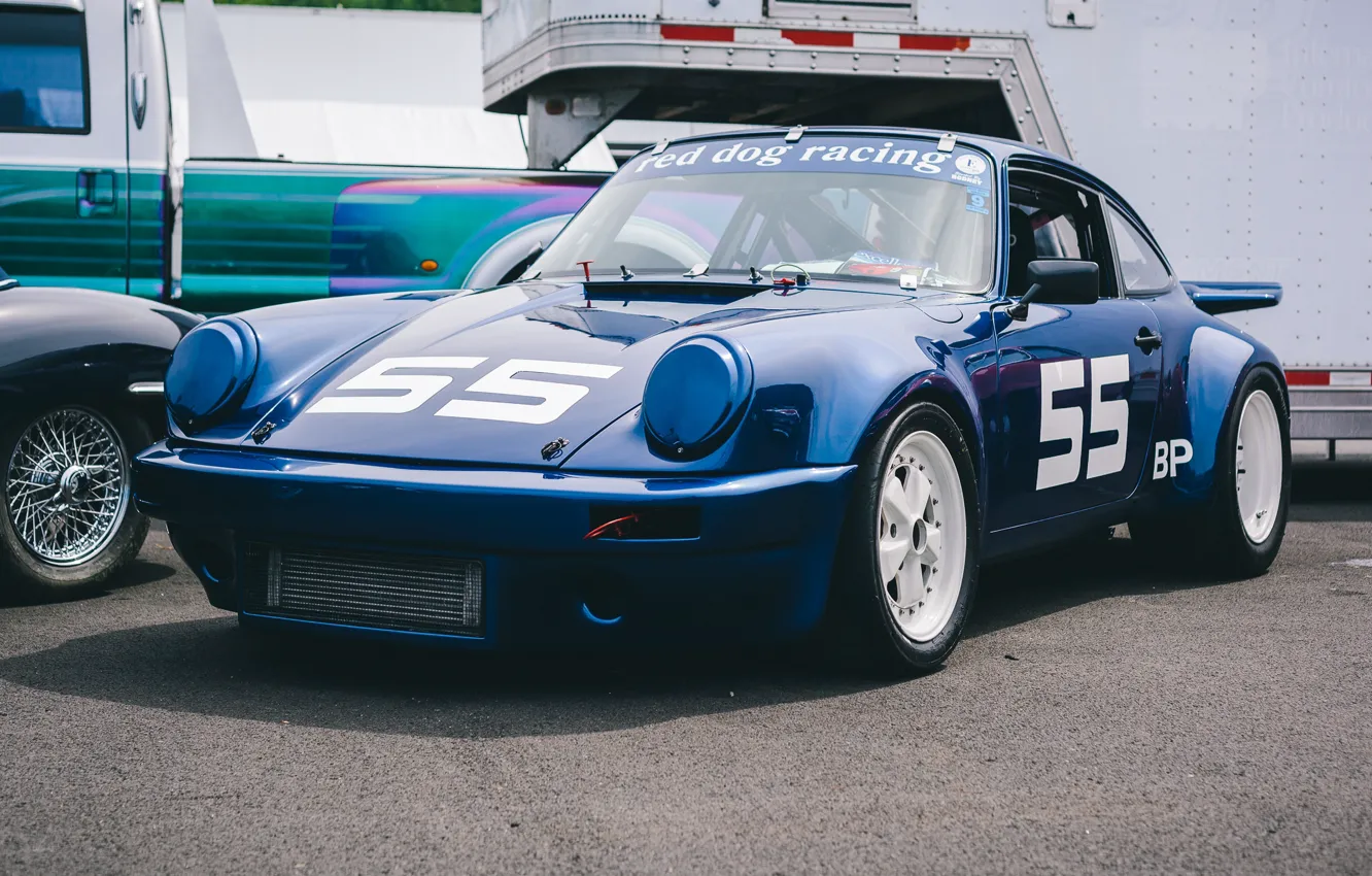 Фото обои спортивная, Porsche 911, передок