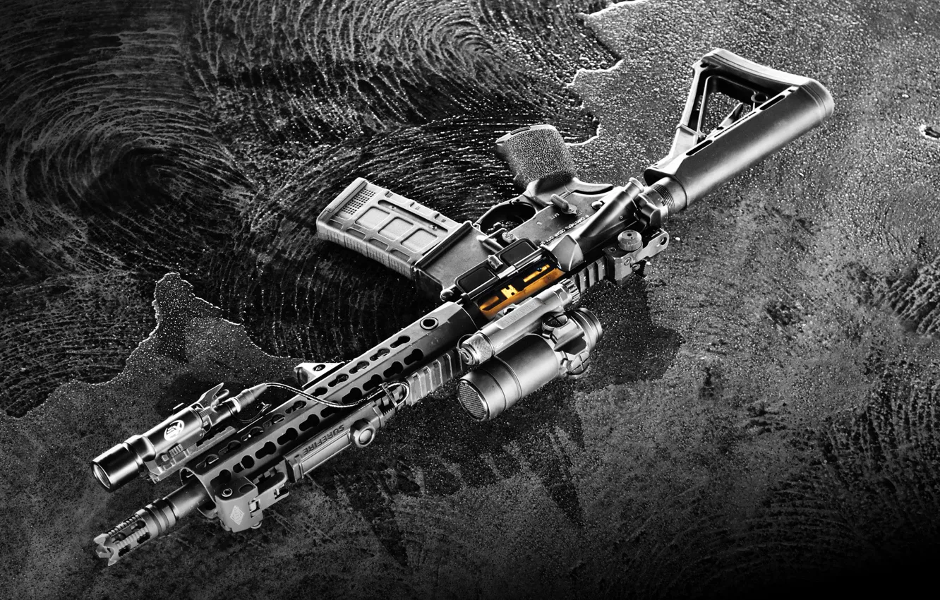 Фото обои оружие, фон, винтовка, карабин, штурмовая, полуавтоматическая