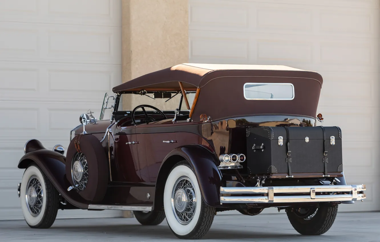 Фото обои Sport, ретро автомобили, 1930, Phaeton, Pierce-Arrow, Model B, retro cars, Pierce-Arrow Model B Sport