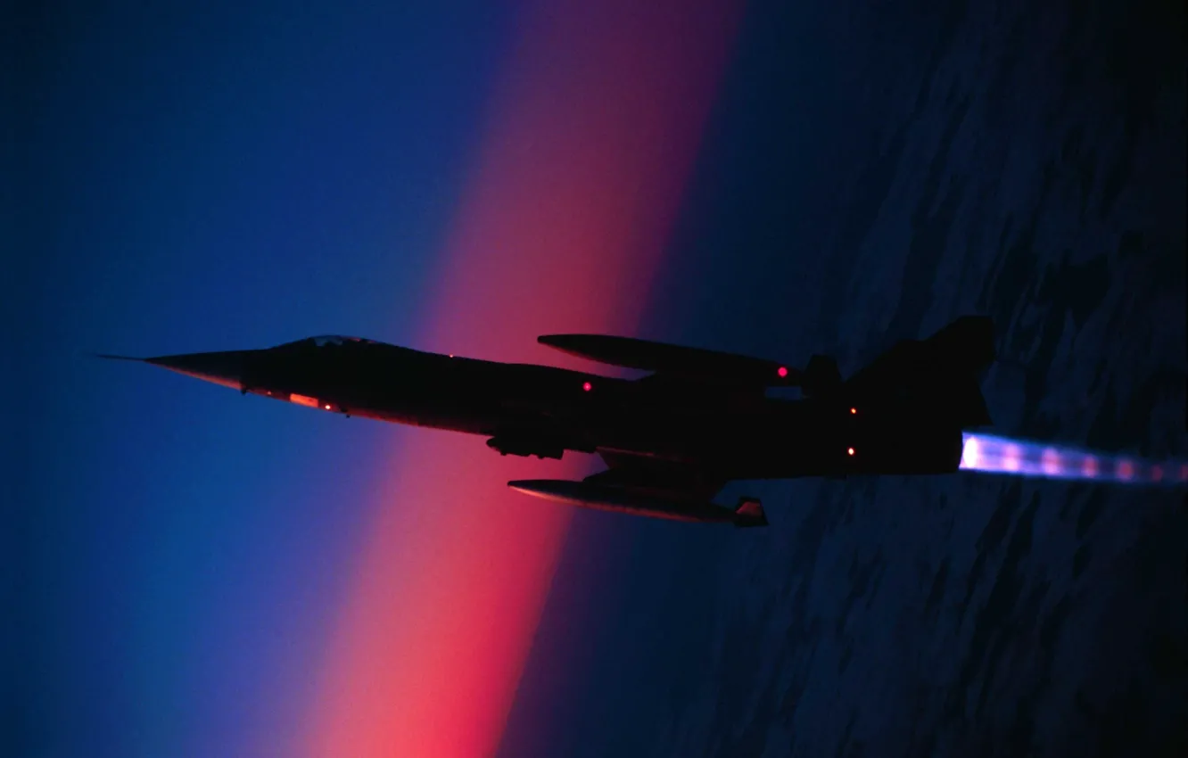 Фото обои Lockheed, Starfighter, F-104, witwenmacher