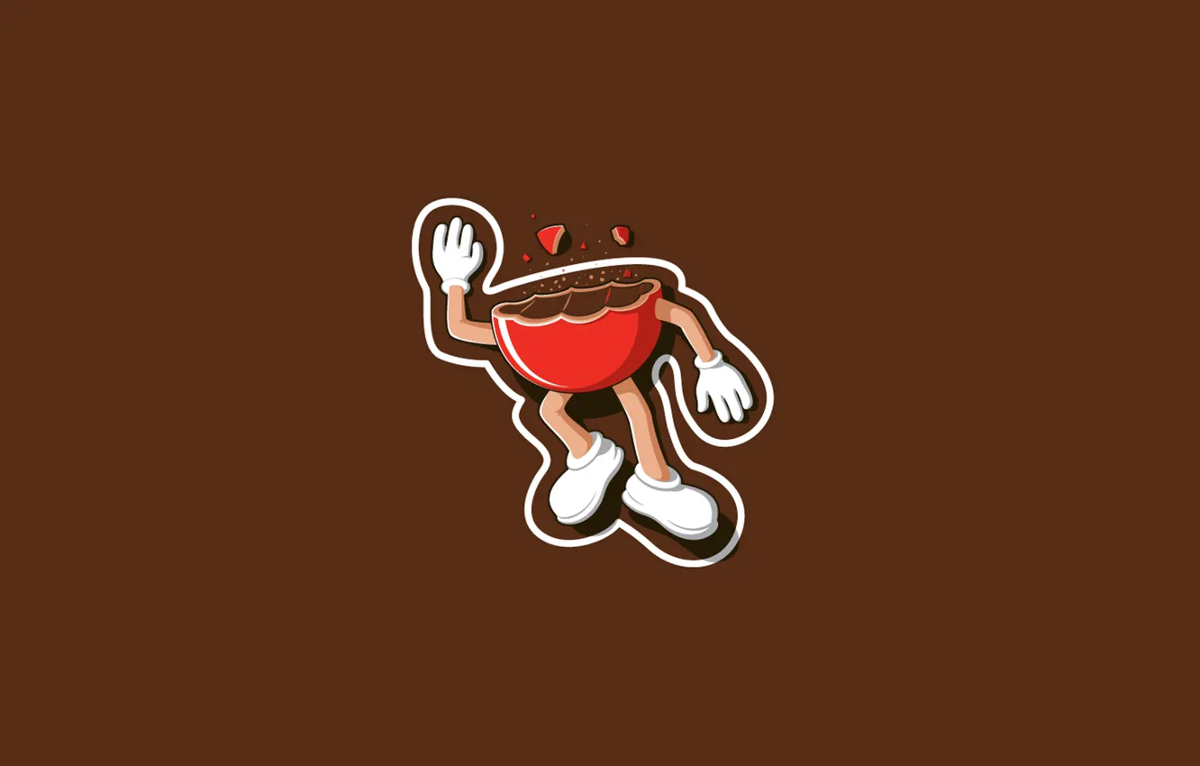 Фото обои красный, убийство, шоколадка, место преступления, m&m\'s